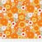 10 yd. Full Bolt: Fabric Editions Orange Retro Revival Cotton Fabric